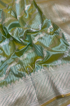 Lehriya pattern Jangla Saree