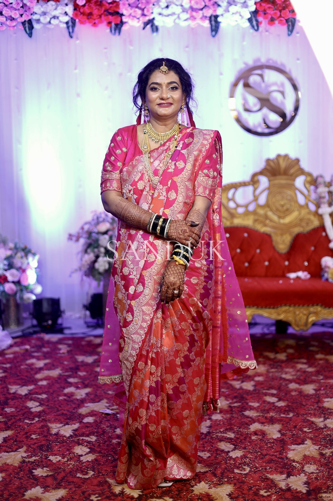 Rangkaat Kadhua Saree