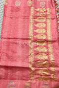 Check lines Silk Saree